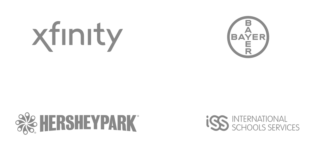 Xfinity, Bayer, Hershey Park, International Schools Services